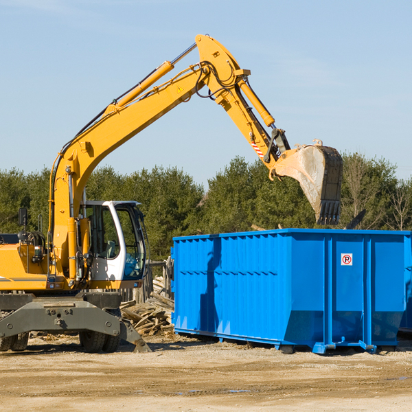 are there any restrictions on where a residential dumpster can be placed in Claycomo MO